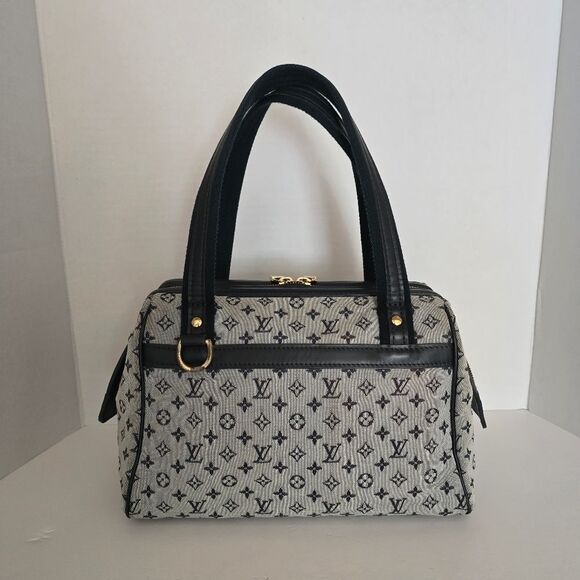 Louis Vuitton Josephine PM Navy Monogram Mini Boston Bag - Picture 2 of 14